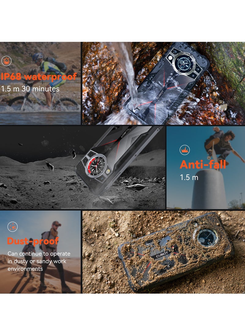 Kingkong 9 Rugged Smartphone 120hz 6.583-Inch Screen 12GB RAM 512GB ROM 10600mAh Battery 33W Fast Charging 100MP Main 24MP Night Vision Camera 4G Network NFC