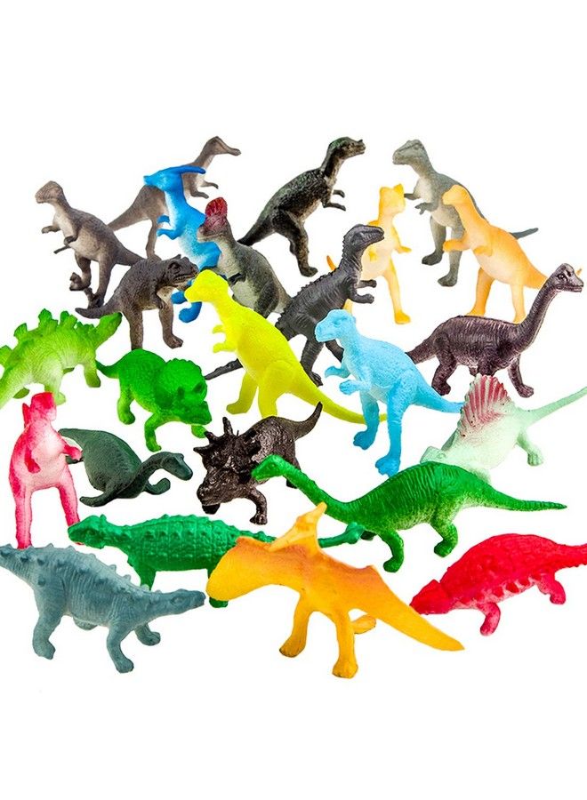 82 Piece Mini Dinosaur Toy Set For Dino Party Favor Supplies Birthday Cupcake Toppers Assorted Vinyl Plastic Figure Toys For Kids Toddler Pinata Filler School Carnival Prize Bulk Goodie Bag Stuffers