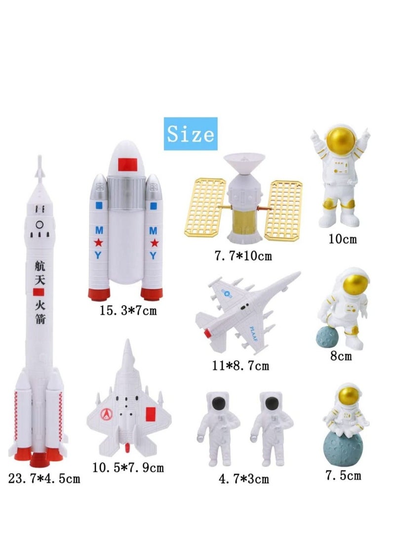 Astronaut Cake Decoration Birthday Figures Space Topper Happy Children's Party