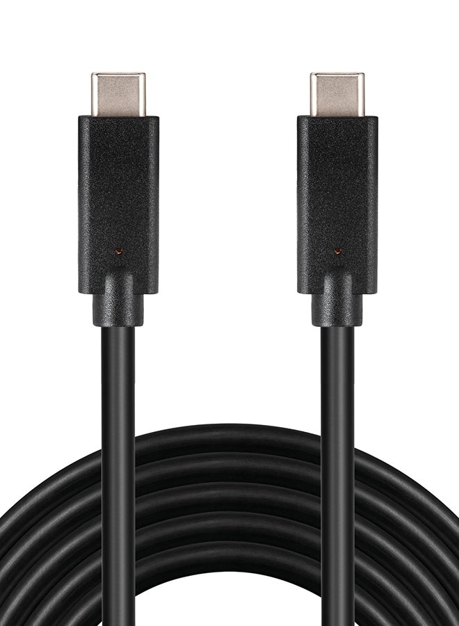 USB-C To USB-C Black