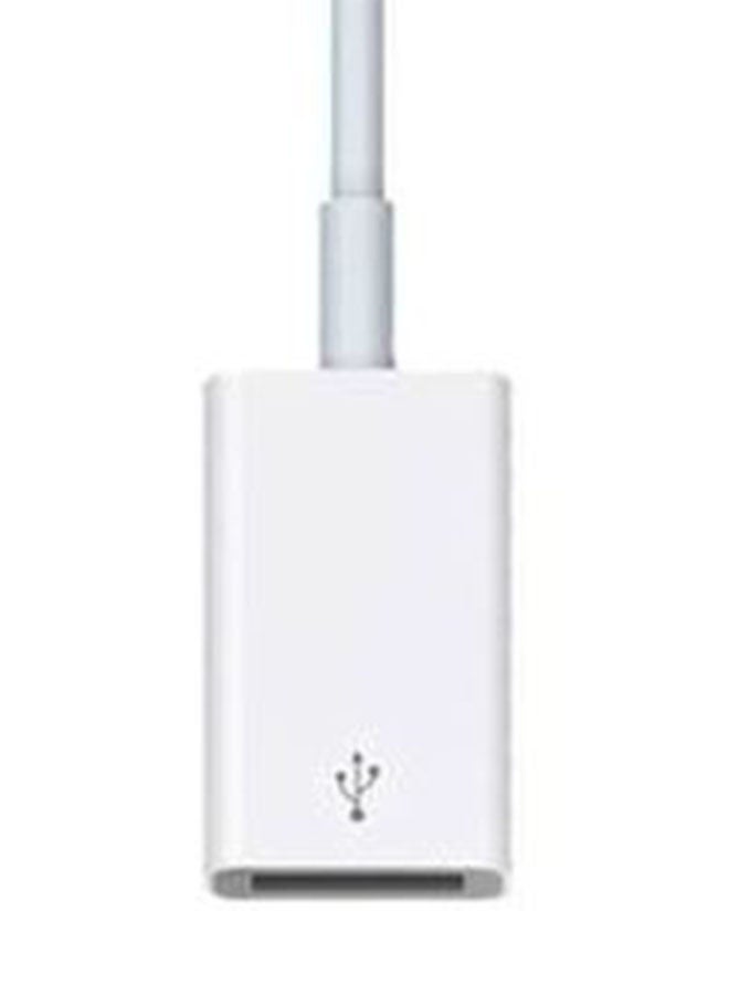 USB-C To USB Adapter White