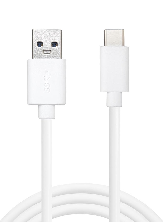 USB-C 3.1 To USB-A 3.0 Charge Cable White