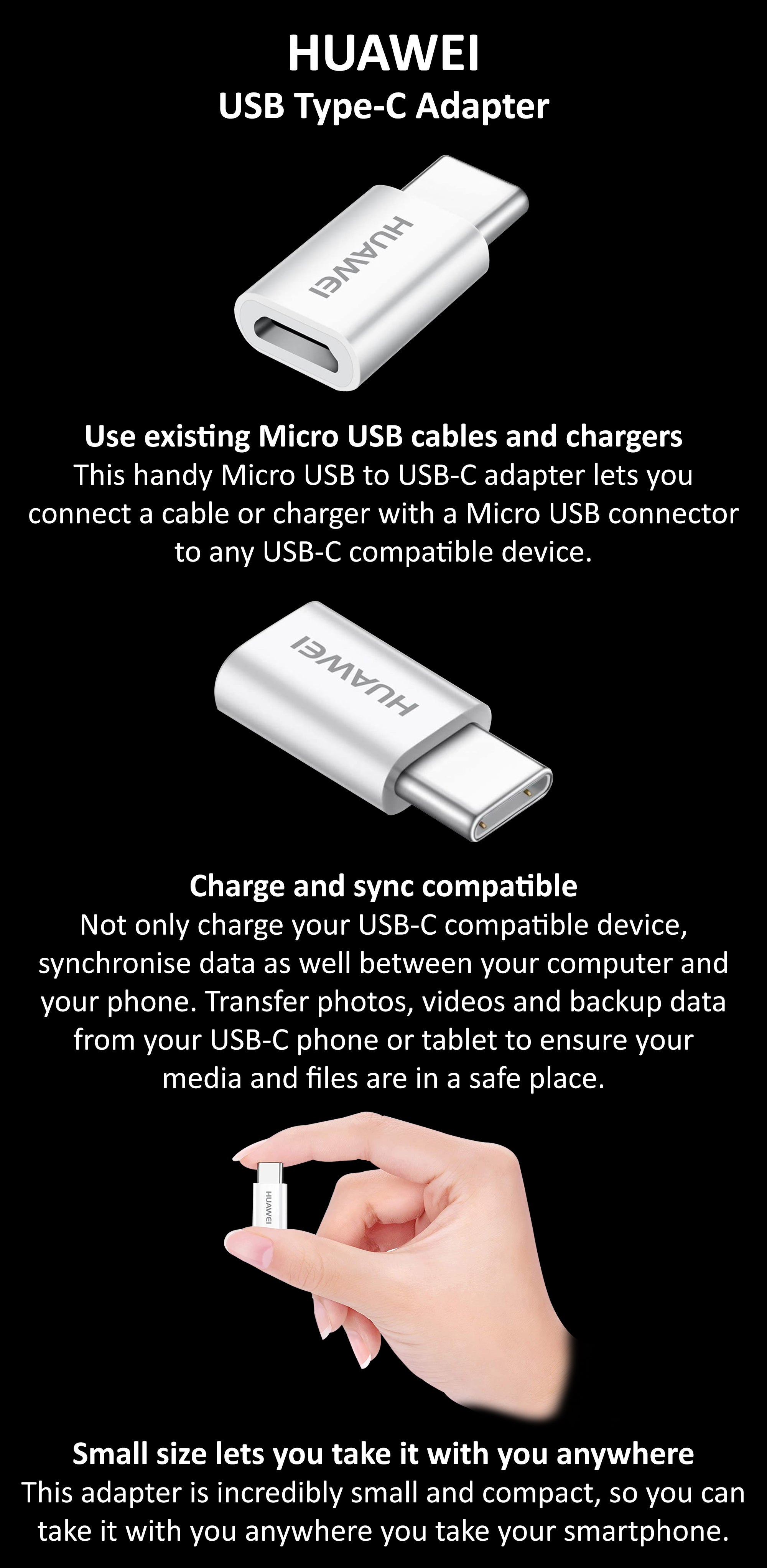 USB Type-C Adapter White