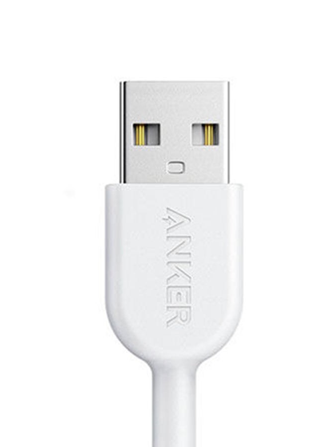 Powerline II Cable (6ft) MFi Certified for iPhone 11/11 Pro/11 Pro Max/Xs/XS Max/XR/X/8/8 Plus/7/7 Plus/6/6 Plus White