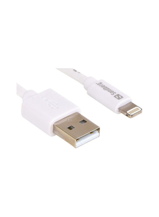 Lightning USB Cable White