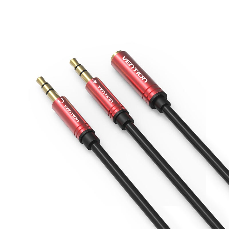 3.5mm Audio Extension Cable Red