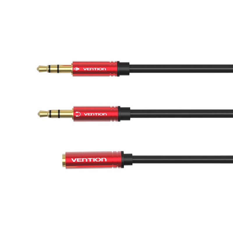 3.5mm Audio Extension Cable Red
