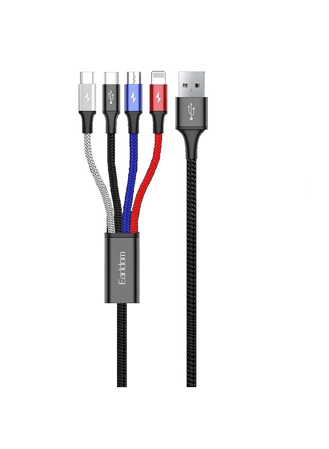 4-In-1 Charging Cable Multicolour