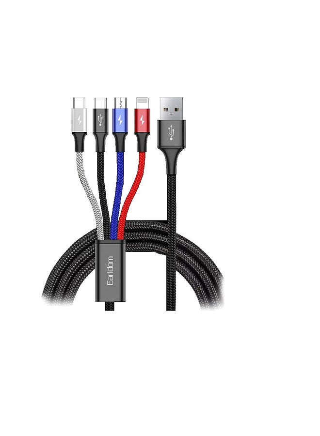 4-In-1 Charging Cable Multicolour