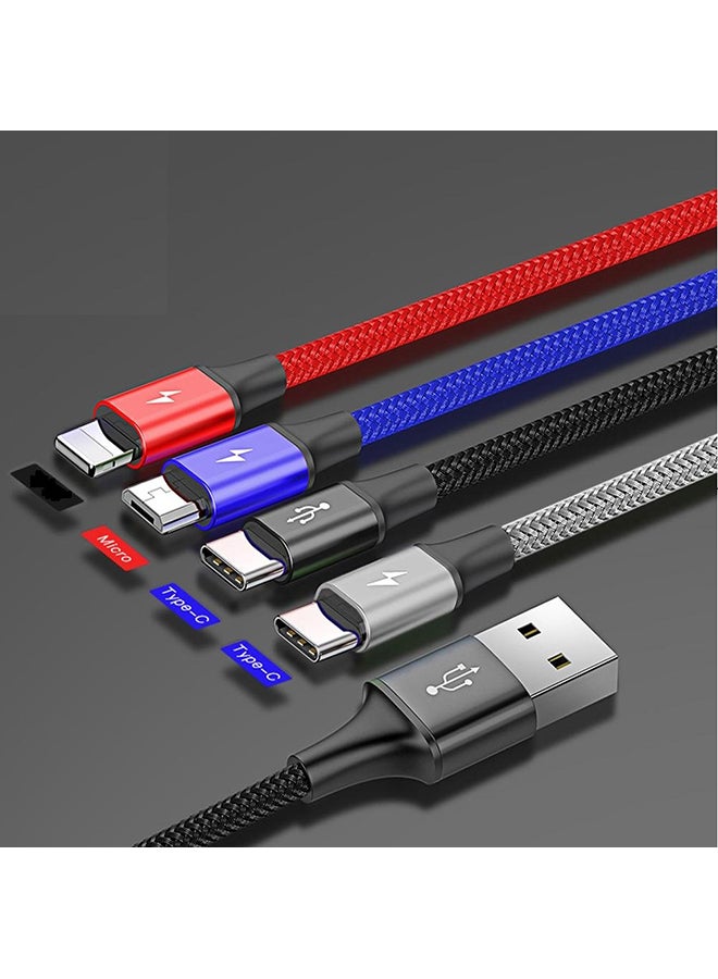 4-In-1 Charging Cable Multicolour