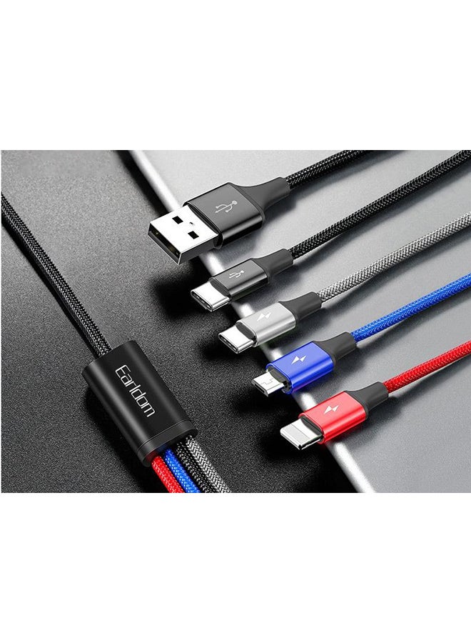 4-In-1 Charging Cable Multicolour