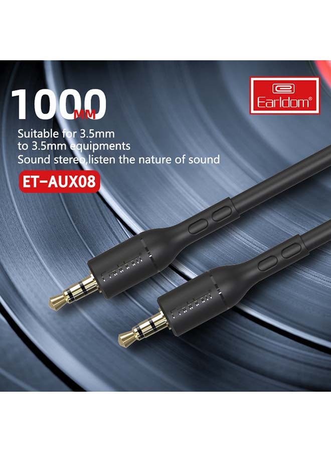 AUX Audio Cable Black