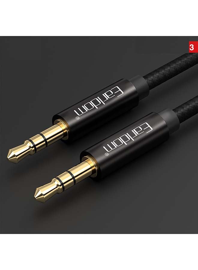 AUX Audio Cable Black