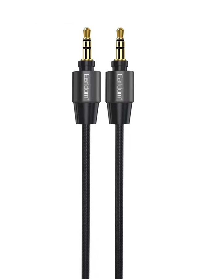 3.5mm To 3.5mm AUX Audio Cable Black