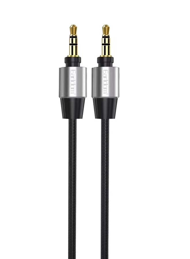 3.5mm To 3.5mm AUX Audio Cable Silver