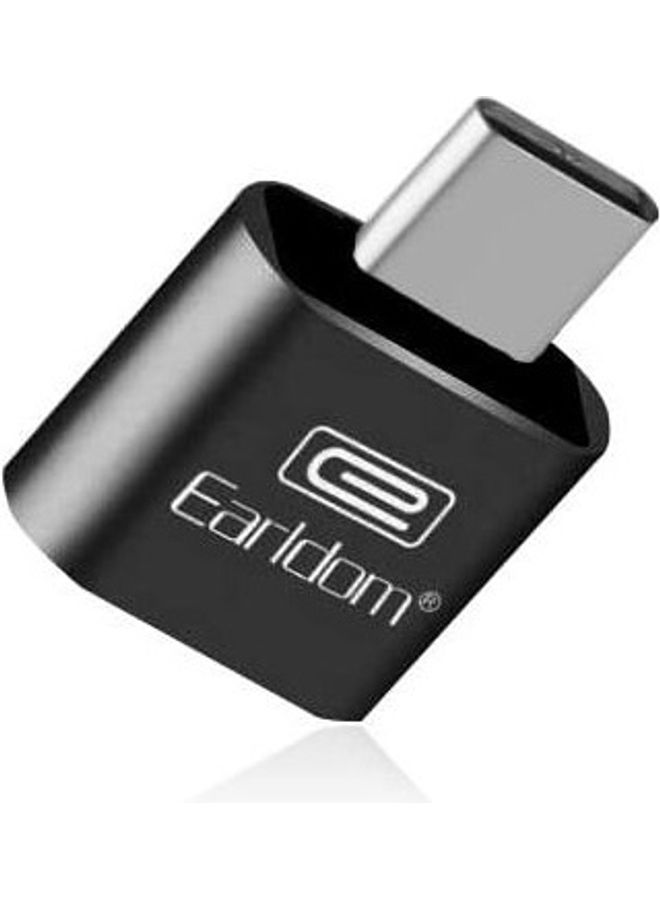 Plug And Play Type C OTG Adapter For Android Phones Black/Silver