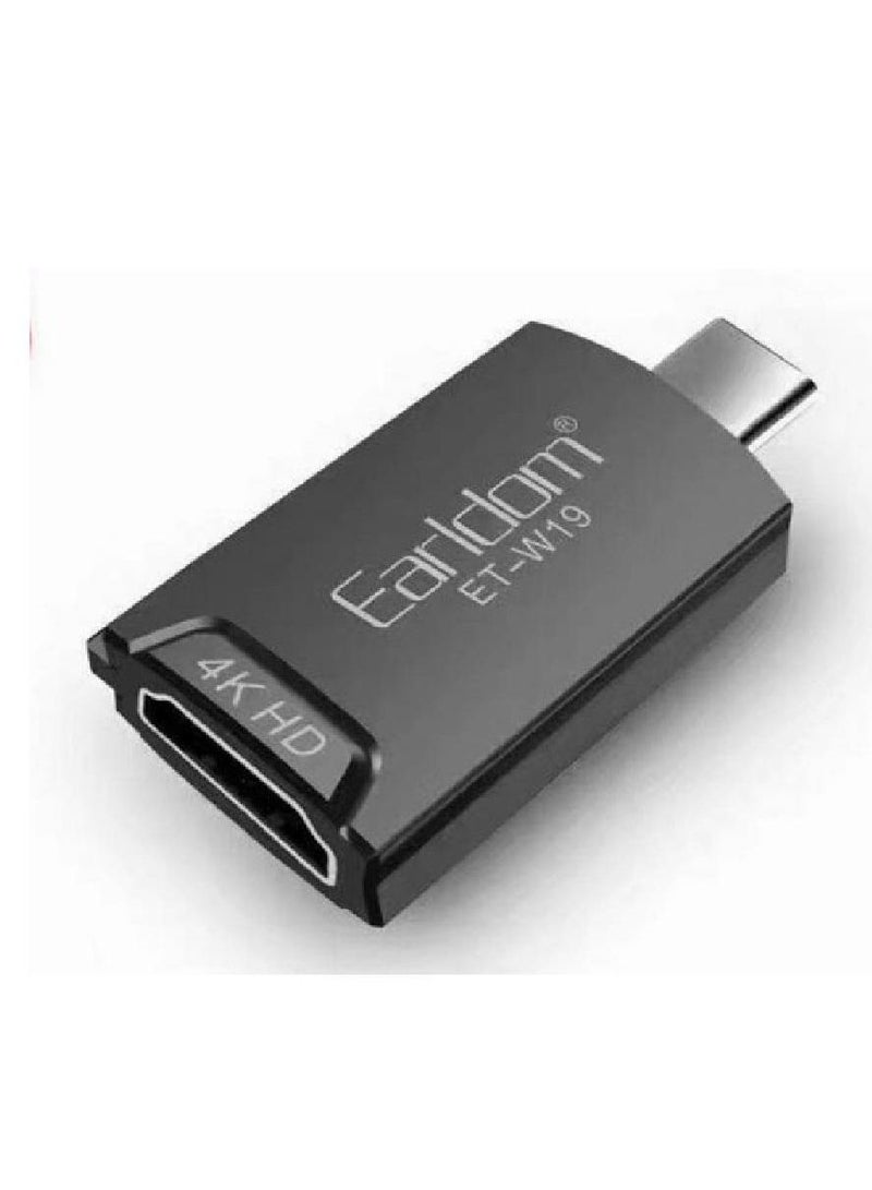 Earldom Plug And Play Type C To HD 4K Adapter