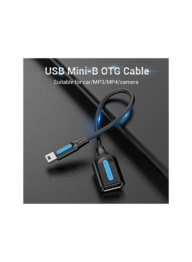 Mini USB OTG Cable Mini USB Male to Female USB OTG Adapter for Camera Mobile - CCTBB (USB 2.0 Mini-B to USB A)