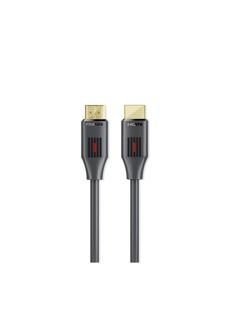 HDMI 2.0 Cable, 4K@60Hz HDMI to HDMI Slim 10m Cable with 3D Video Support, 9Gbps Bandwidth, Ethernet Support and Gold-Plated Connectors for Laptops, Smart TVs, Monitors, ProLink4K60-10M Black