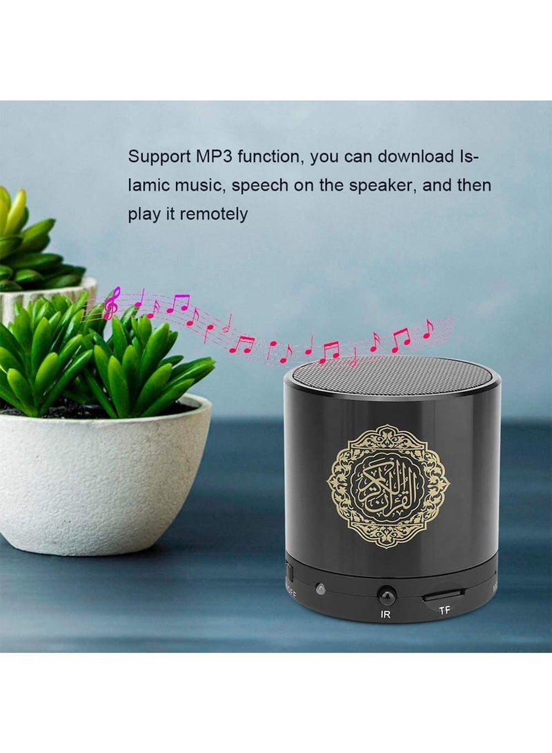 Portable Quran Speakers Wireless Card Bluetooth Arabic Speaker With Support Quran Translation, which Selects Your Native Language For Understand Quran Meaning(Black)2