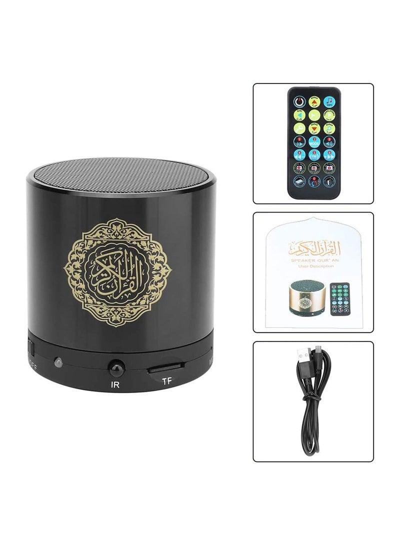 Portable Quran Speakers Wireless Card Bluetooth Arabic Speaker With Support Quran Translation, which Selects Your Native Language For Understand Quran Meaning(Black)2