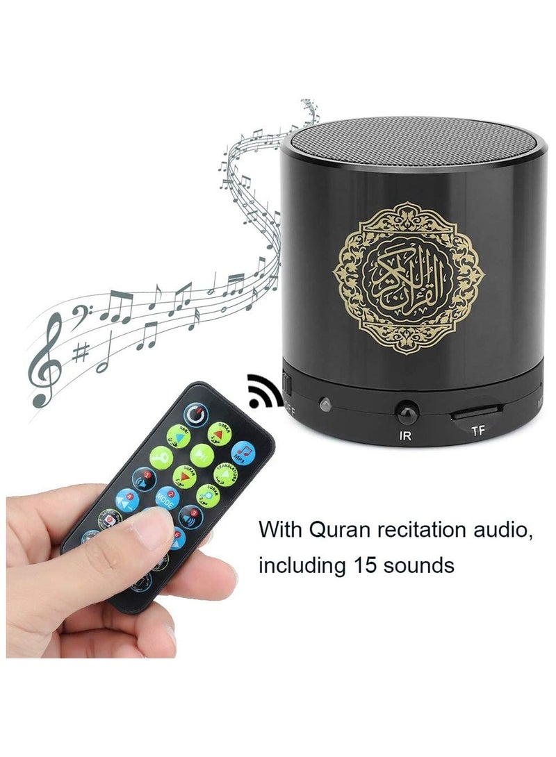 Portable Quran Speakers Wireless Card Bluetooth Arabic Speaker With Support Quran Translation, which Selects Your Native Language For Understand Quran Meaning(Black)2