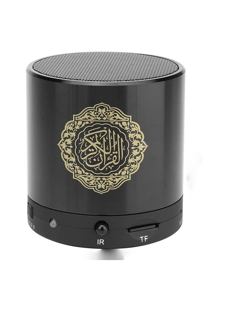 Portable Quran Speakers Wireless Card Bluetooth Arabic Speaker With Support Quran Translation, which Selects Your Native Language For Understand Quran Meaning(Black)