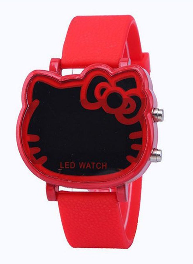 Cute Cartoon Cat Shape Electronic Watch