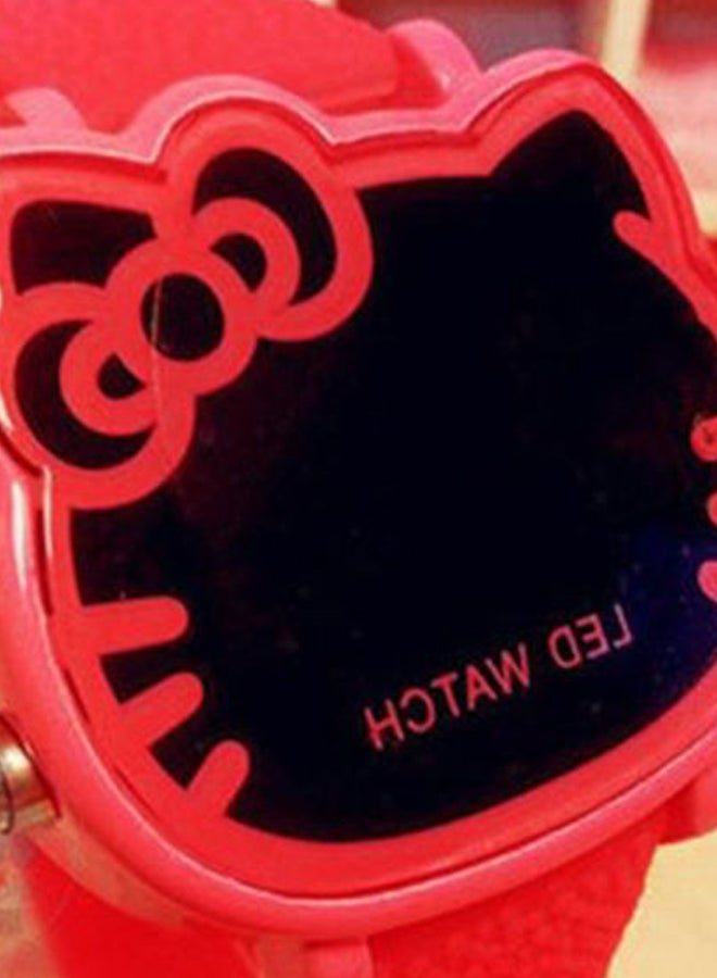 Cute Cartoon Cat Shape Electronic Watch