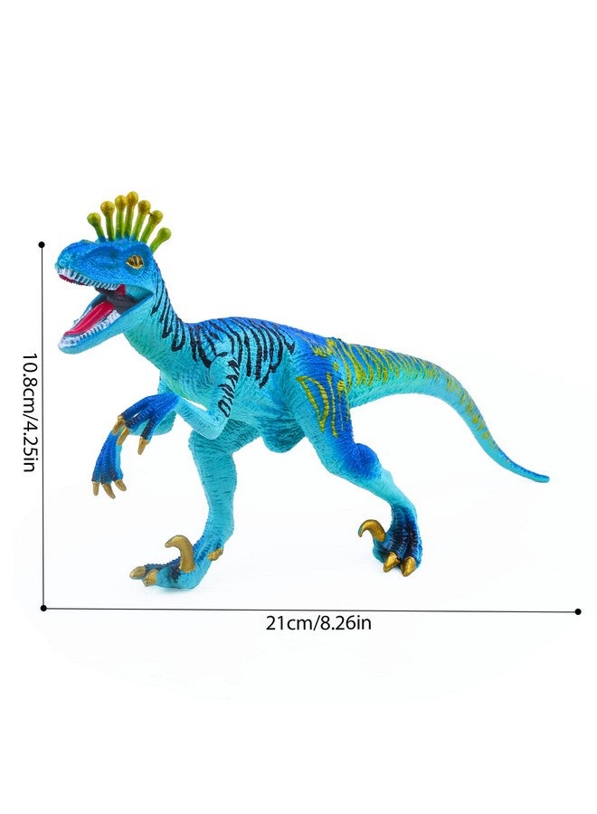 Dinosaur Figure Toys Triassic Jurassic Dinosaur Toy 7 Inch Educational Realistic Eoraptor Dinosaur Model Plastic Handpainted Dinosaur Figurine Toy For Dinosaur Party Cake Topper Decoration