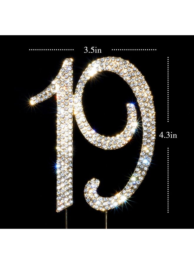 19 Cake Topper Premium Bling Rhinestone Diamond Gems For Birthday Or Anniversary Party Decoration Ideas