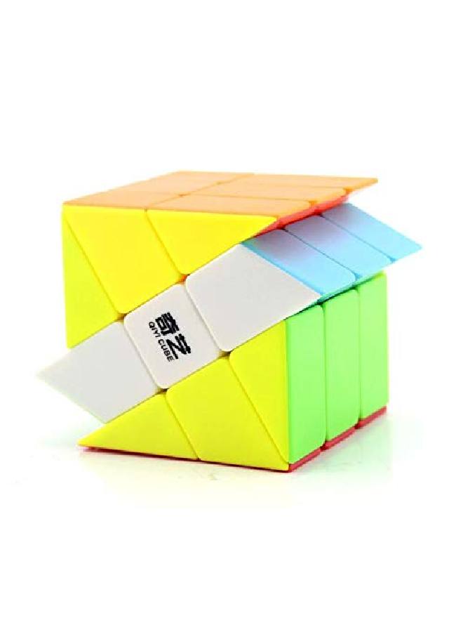 Qy Toys Windmill 3X3 Stickereless Magic Cube Wheel Fenghuolun 3X3X3 Speed Cube Puzzle