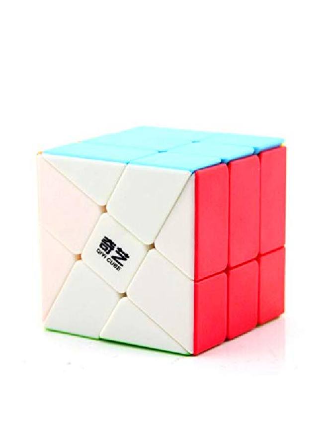 Qy Toys Windmill 3X3 Stickereless Magic Cube Wheel Fenghuolun 3X3X3 Speed Cube Puzzle