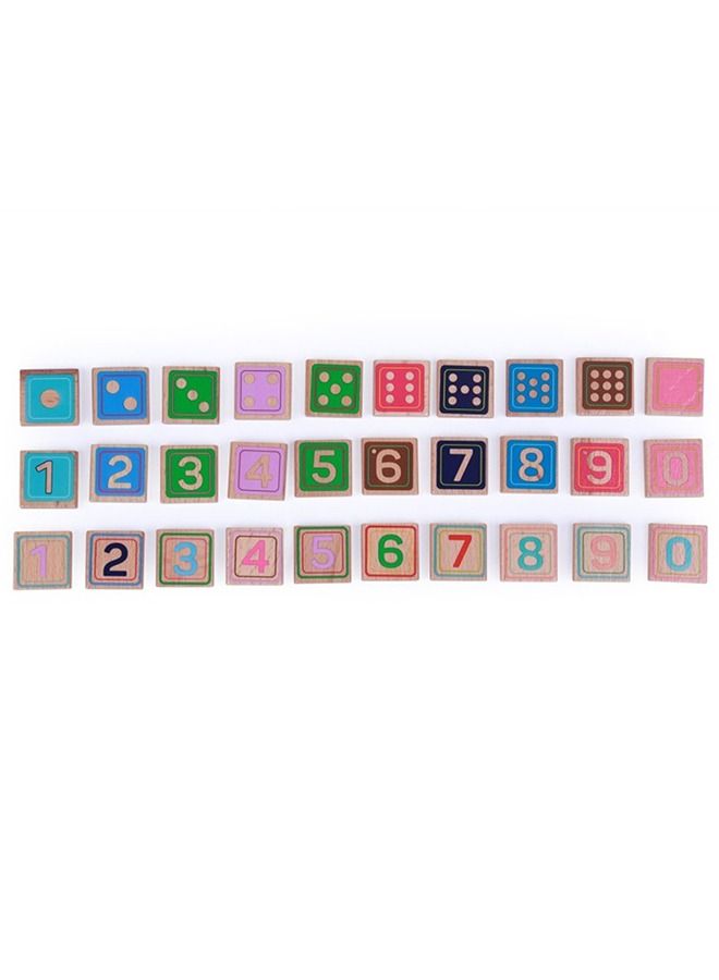 4 In 1 Wooden Puzzles For Kids Toys Montessori Toys With Vegetables, Numbers, Arithmetic, Board Games, Counting Sticks Learning Educational Kit Puzzle Toys For Kids 2+Years Boys Girls