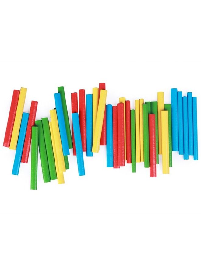 4 In 1 Wooden Puzzles For Kids Toys Montessori Toys With Vegetables, Numbers, Arithmetic, Board Games, Counting Sticks Learning Educational Kit Puzzle Toys For Kids 2+Years Boys Girls