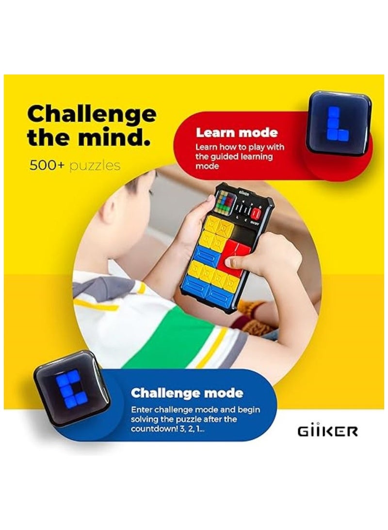 GiiKER Super Slide Brain Games International Version,500+Level IQ Puzzles,Handheld games Educational Toys,Perfect For Relaxing Stress Relief,Leisure Travel Fun Toys, A Gift For Kids At All Ages.