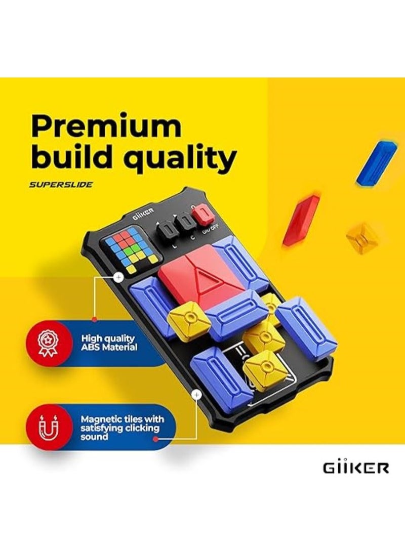 GiiKER Super Slide Brain Games International Version,500+Level IQ Puzzles,Handheld games Educational Toys,Perfect For Relaxing Stress Relief,Leisure Travel Fun Toys, A Gift For Kids At All Ages.