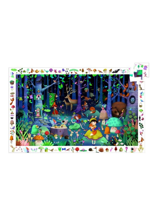 100-Piece Enchanted Forest Jigsaw Puzzle 61x2.5x38.1cm