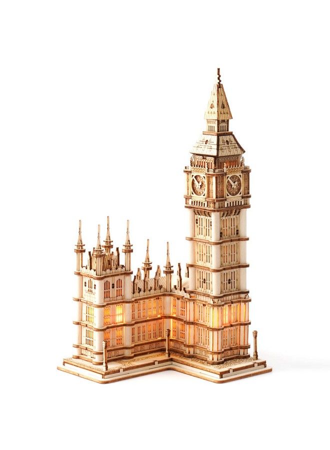 3D Wooden Puzzles Big Ben Craft Model Kits For Adults To Build Birthday Gift For Family And Friends