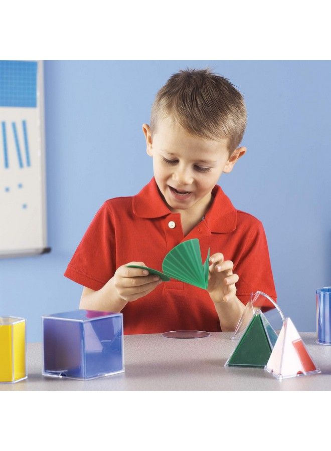 Folding Geometric Shapes Bundle Math Class Accessories 3 D And 2 D Concepts Measurement Area Volume And Surface Area 16 Pieces Grades 2+ Ages 7+