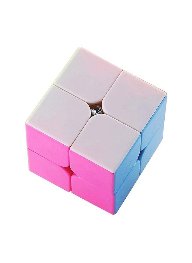 Speed Cube Colorful Stickerless 2X2X2 Magic Cube Puzzle Toy For Children & Adults By Ahyuan