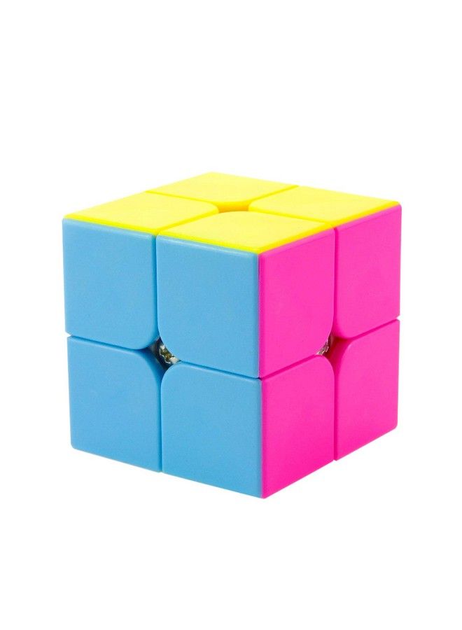 Speed Cube Colorful Stickerless 2X2X2 Magic Cube Puzzle Toy For Children & Adults By Ahyuan