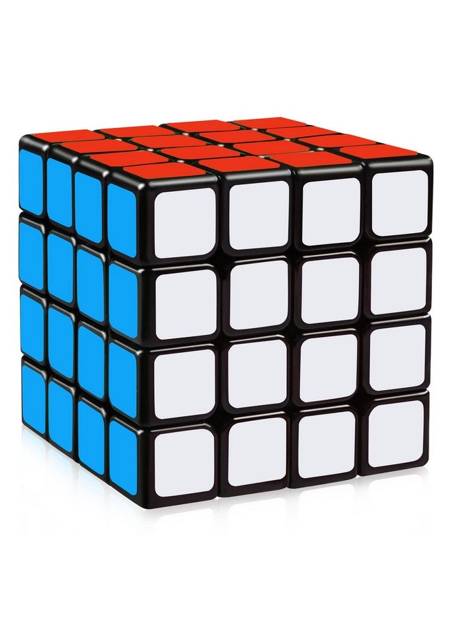 Yj Moyu Guansu 4X4 Speed Cube Puzzle 4X4X4 Cube Black 62Mm Toys For Kids Adult