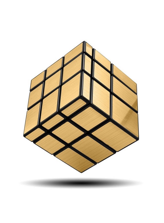 Shengshou Mirror Cube 3X3 Speed Cube Gold Mirror Blocks Cube 3X3X3 Different Shapes Puzzle Cube Toys For Kids Adult