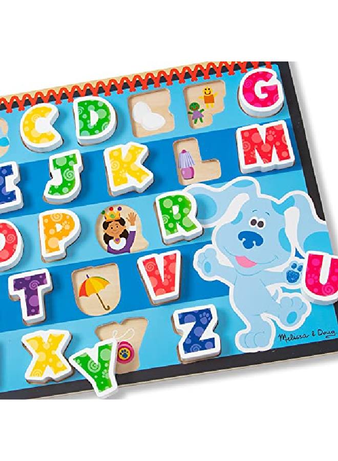 Blue'S Clues & You Wooden Chunky Puzzle Alphabet (26 Pieces)