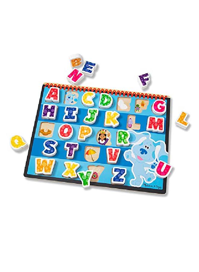 Blue'S Clues & You Wooden Chunky Puzzle Alphabet (26 Pieces)