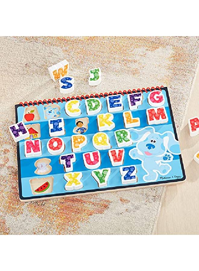 Blue'S Clues & You Wooden Chunky Puzzle Alphabet (26 Pieces)