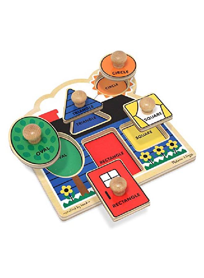 First Shapes Jumbo Knob Wooden Puzzle