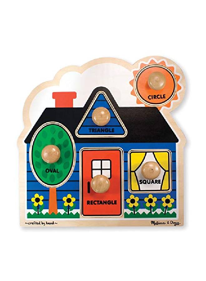 First Shapes Jumbo Knob Wooden Puzzle