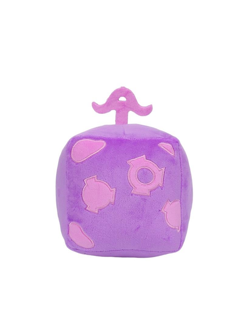 Roblox Blox Fruit Plush Toy Purple Gear Box 15 Cm Gift For Fans Girls And Boys